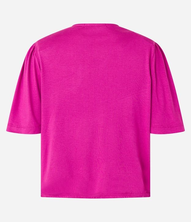 Blusa en Viscolycra con Detalle de Pliegues en los Hombros 7