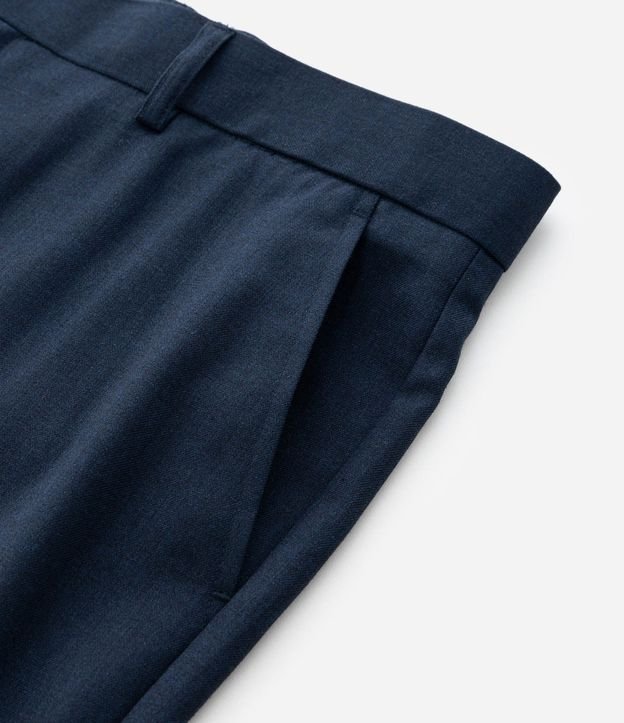 Pantalón Social Slim en Poliviscose con Bolsillos 10