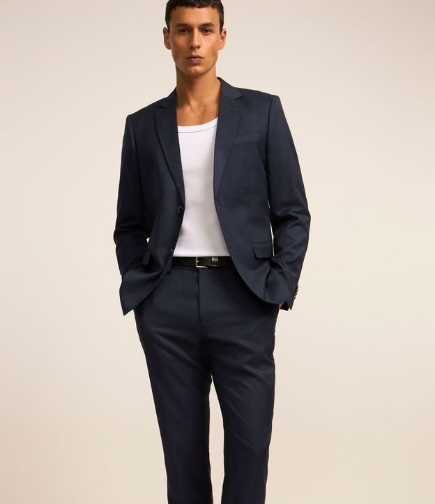 Pantalón Social Slim en Poliviscose con Bolsillos 3