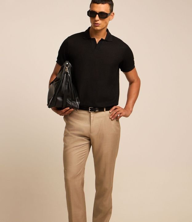 Pantalón Social Slim en Poliviscose con Bolsillos 3