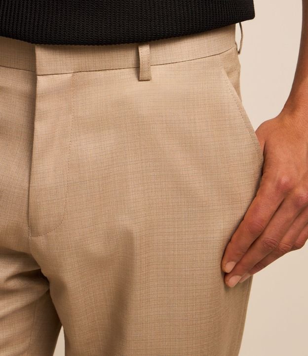 Pantalón Social Slim en Poliviscose con Bolsillos 6