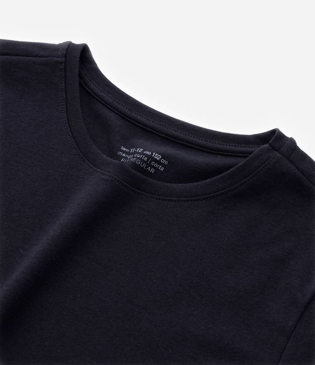 Remera Básica Infantil en Algodón - Talle 5 a 14 años 5