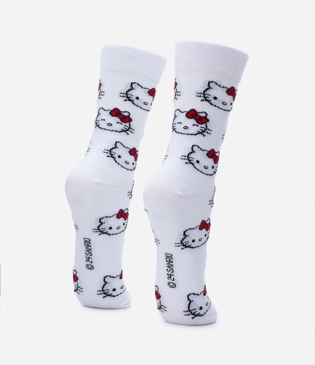 Media Caña Larga en Algodón con Estampa Hello Kitty 4