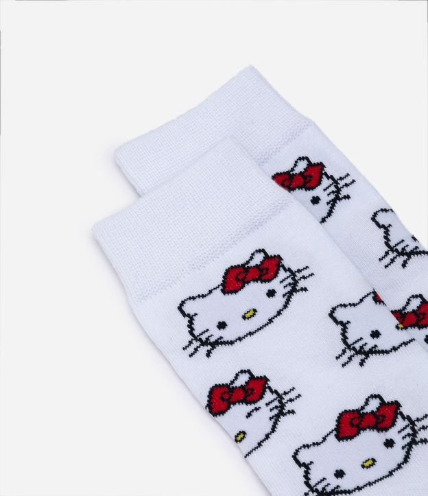Media Caña Larga en Algodón con Estampa Hello Kitty 5