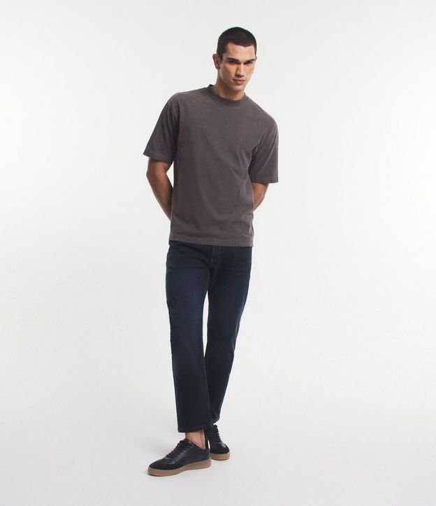 Pantalón Slim Jeans con Elastano y Trabillas en la Cintura