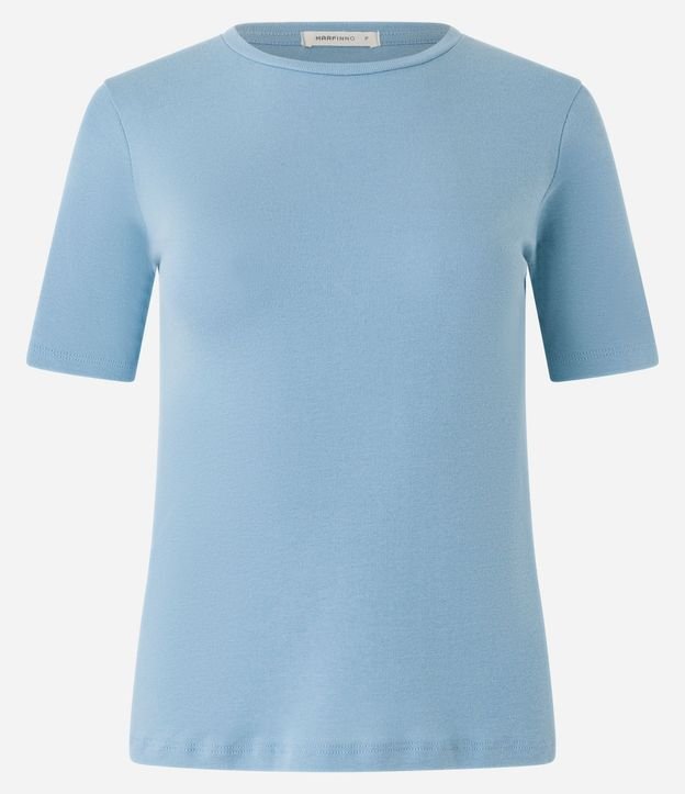Blusa Básica en Algodón con Manga Corta 6