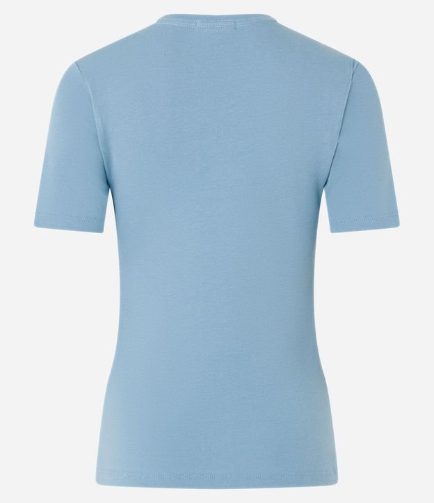 Blusa Básica en Algodón con Manga Corta 7