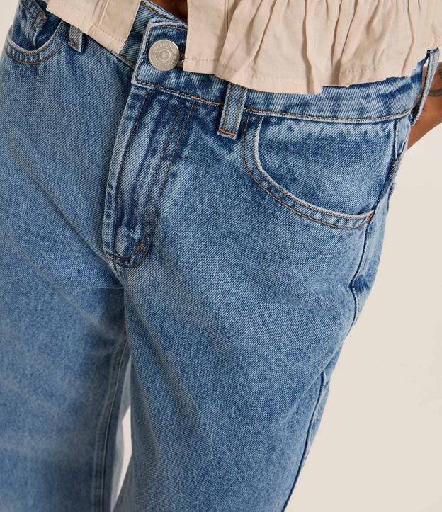 Pantalón Recto en Jeans con Bolsillos 5