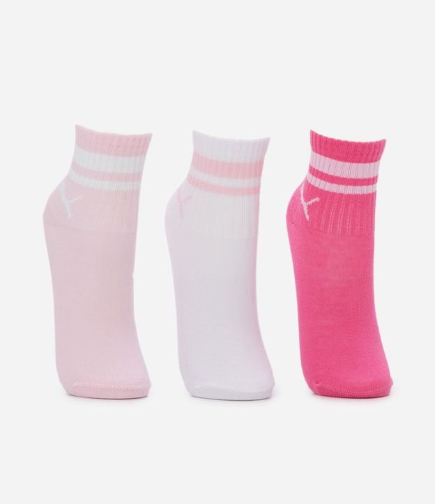 Kit 03 Medias Infantiles Puma - Talle 25 al 34 3