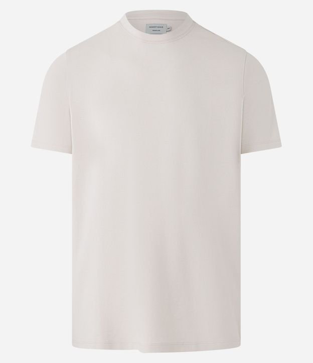 Remera Casual en Algodón con Cuello Redondo 3