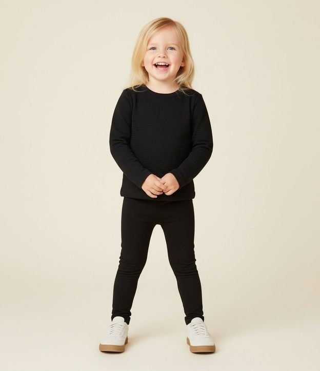 Pantalón Legging Infantil en Algodón Calentito - Talle 1 a 5 años 1