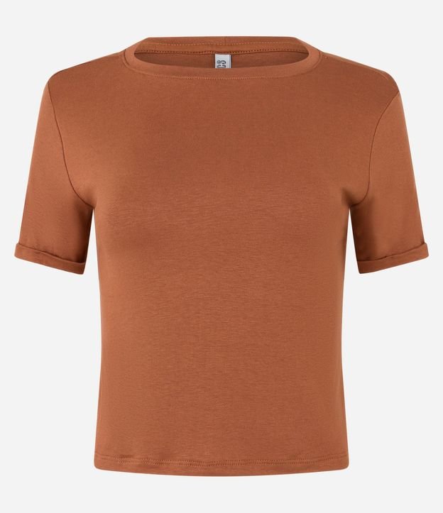 Blusa Básica en Viscosa con Manga Dobrada 5