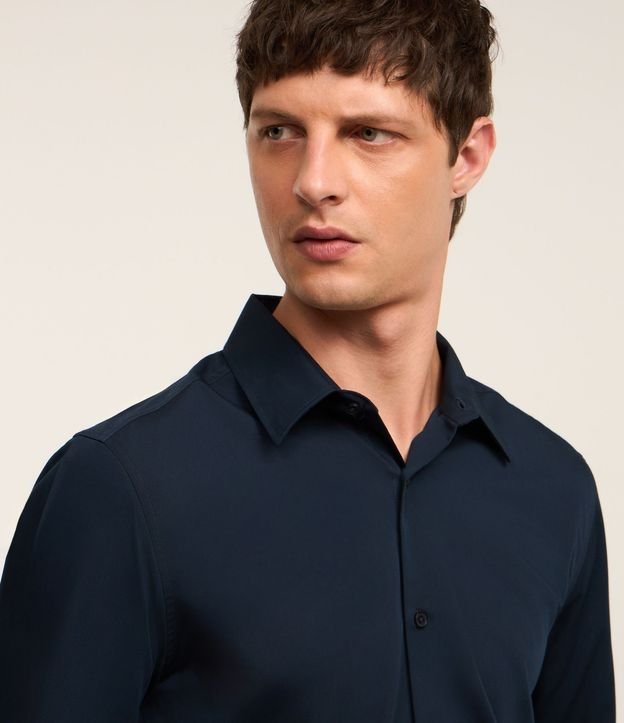 Camisa Slim en Tejido de Bambú Básica 6