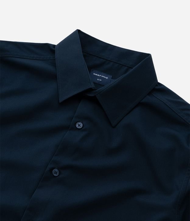 Camisa Slim en Tejido de Bambú Básica 12