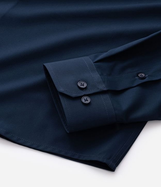 Camisa Slim en Tejido de Bambú Básica 14