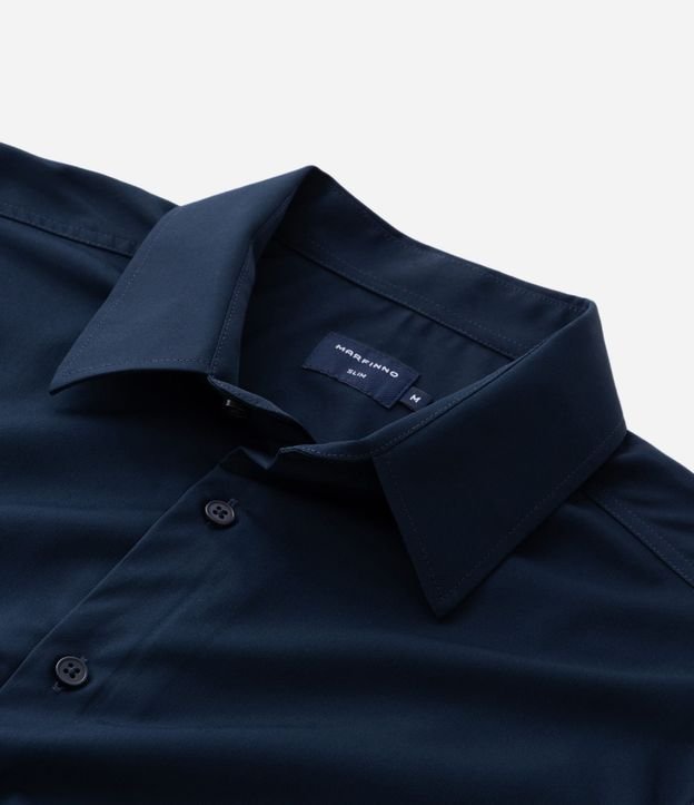 Camisa Slim en Tejido de Bambú Básica 15