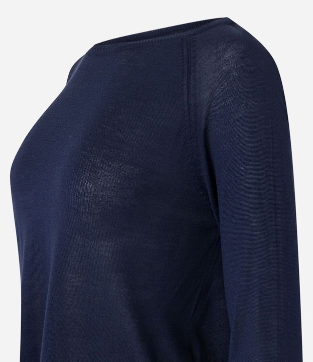 Suéter de Punto con Cuello Redondo 8