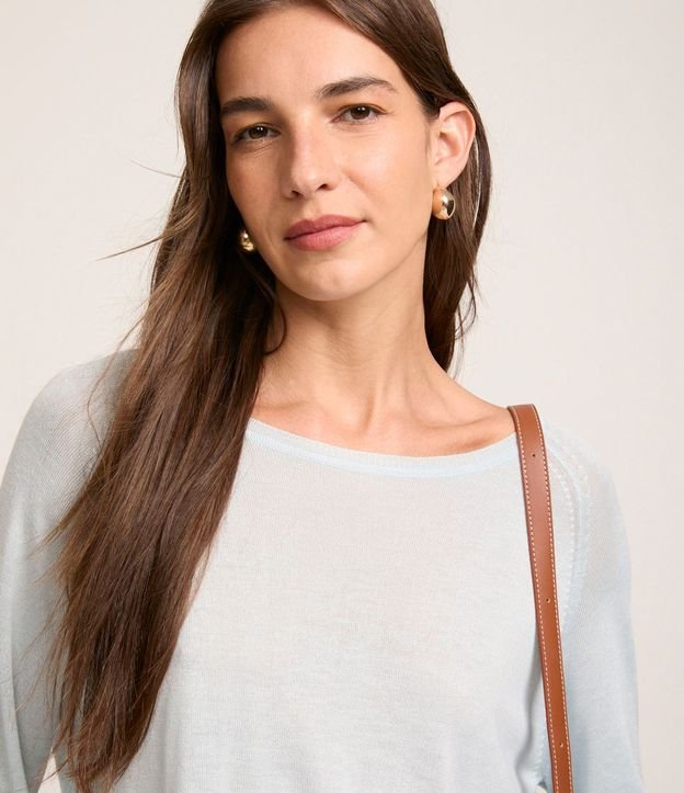 Suéter de Punto con Cuello Redondo 4