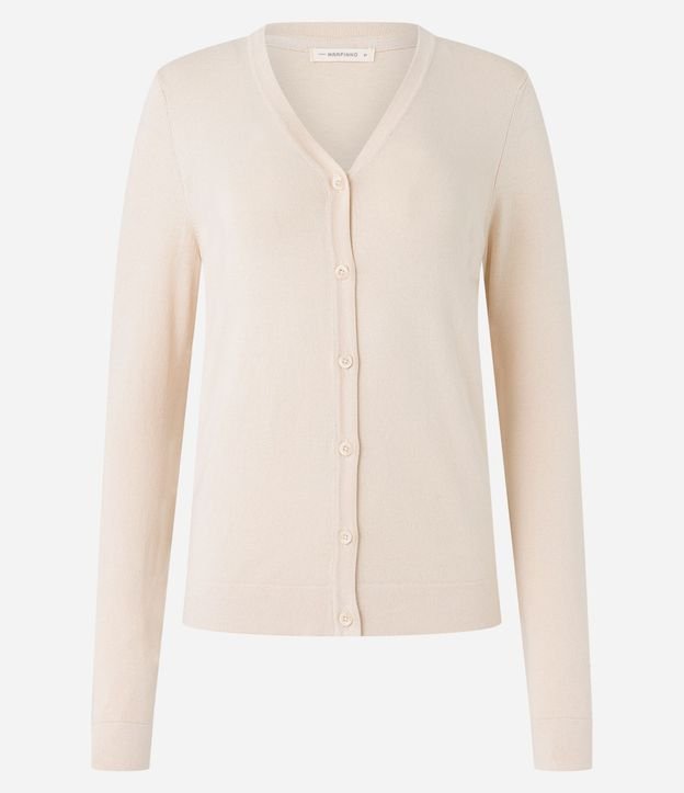 Cardigan en Viscosa con Cierre en Botones 6