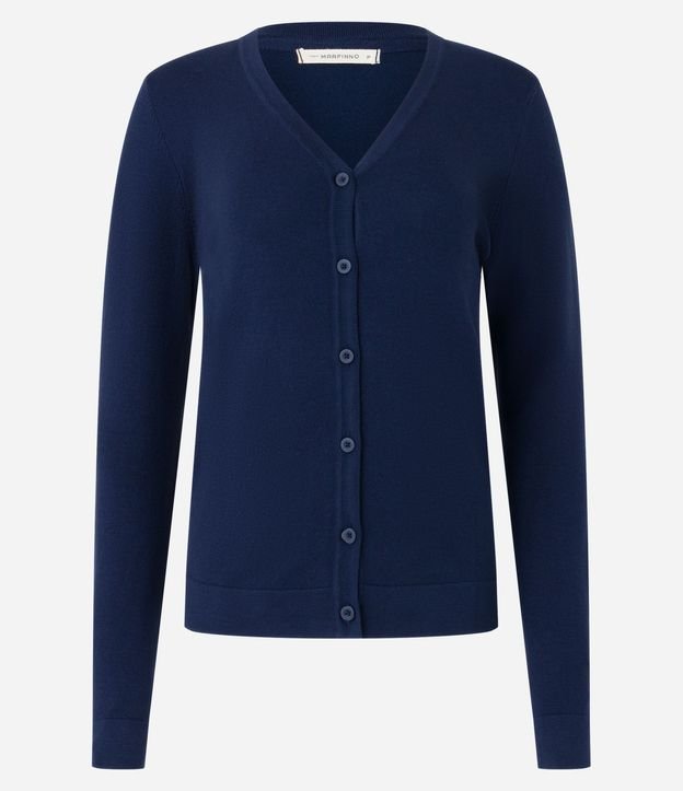 Cardigan en Viscosa con Cierre en Botones 5