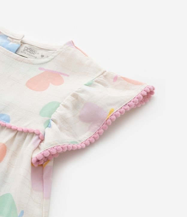 Vestido Marias Infantil con Estampa de Mariposas - Talle 1 A 5 años 7