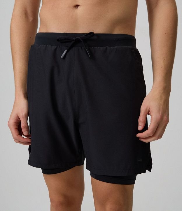 Bermuda Deportiva con Short de Compresión 2