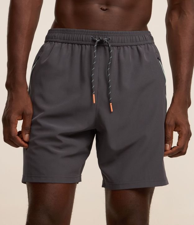 Bermuda Deportiva con Bloques de Color y Bolsillos con Cremallera 2