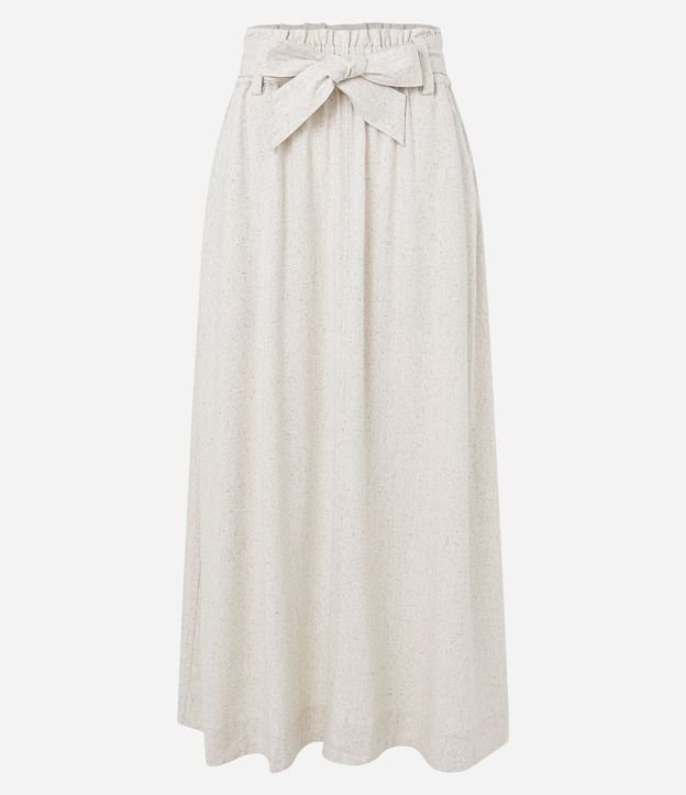 Pollera Midi Clochard en Viscolino con Cinturón 7
