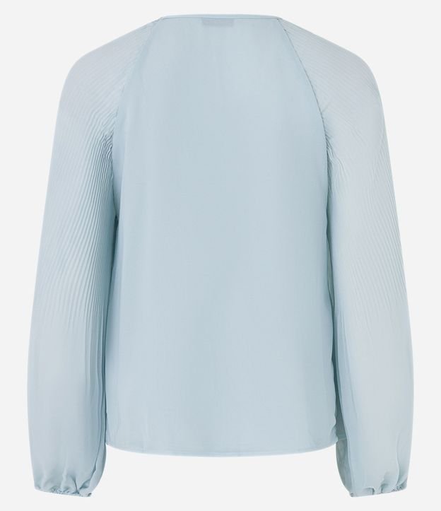 Blusa en Crepé con Textura Plegada 7
