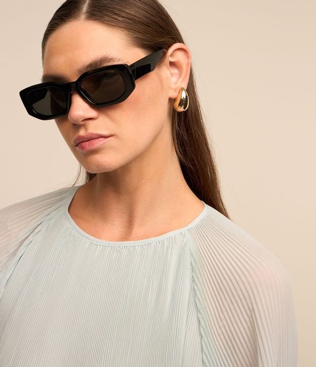 Blusa en Crepé con Textura Plegada 5