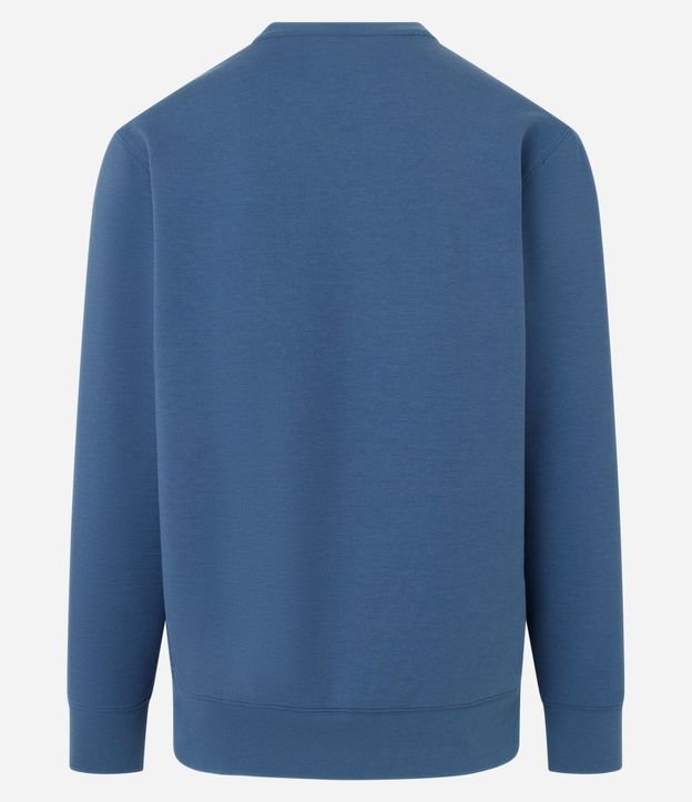 Buzo Deportivo con Cuello Redondo y Etiqueta Aplicada 8
