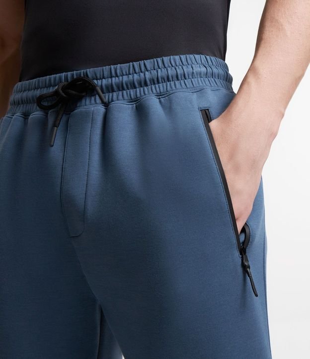Pantalón Jogger Deportivo con Cremallera en el Bolsillo y Bajo Ajustado 4