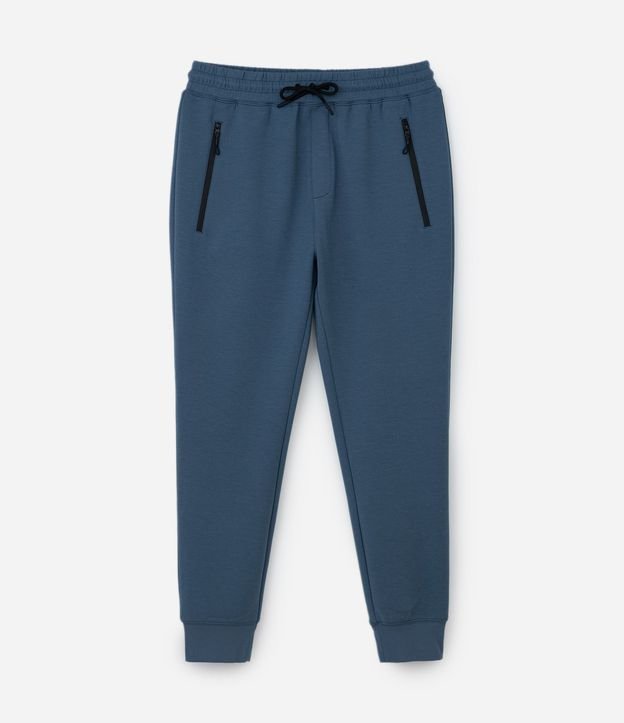 Pantalón Jogger Deportivo con Cremallera en el Bolsillo y Bajo Ajustado 6