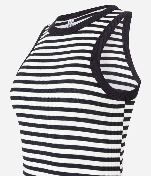 Vestido Midi en Rib Rayada 9