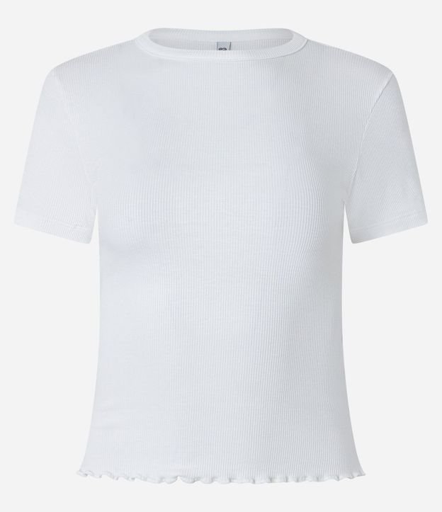 Blusa en Viscosa Texturizada con Bajo Ondulado 5