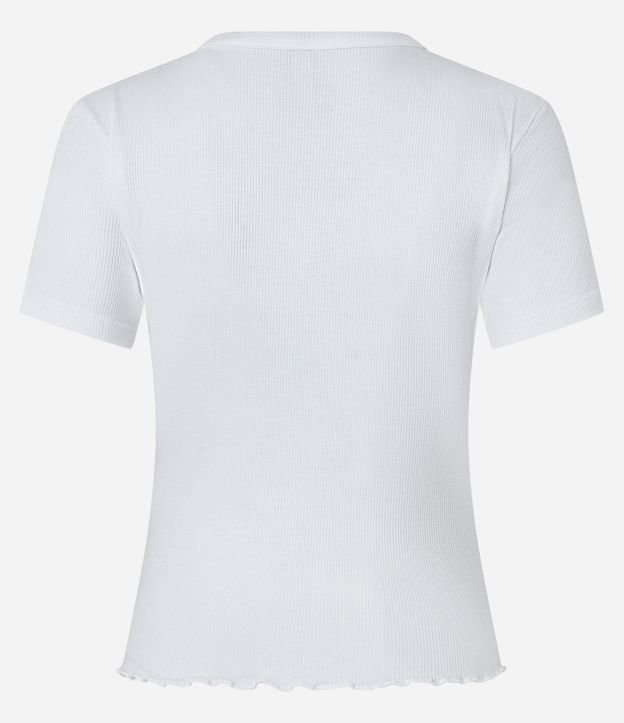 Blusa en Viscosa Texturizada con Bajo Ondulado 7