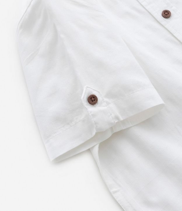 Camisa Infantil Texturizada con Pequeño Bolsillo - Talle 5 a 14 años 8