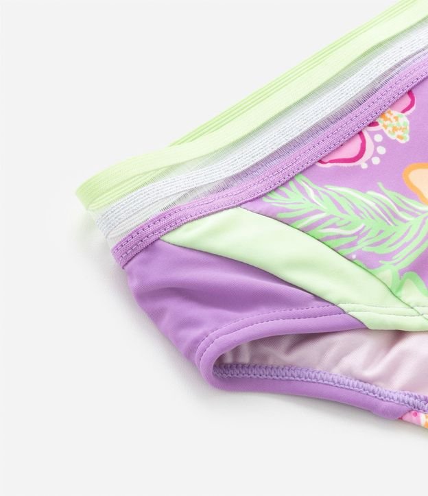 Bikini Infantil con Estampa Floral - Talle 5 a 14 años 4