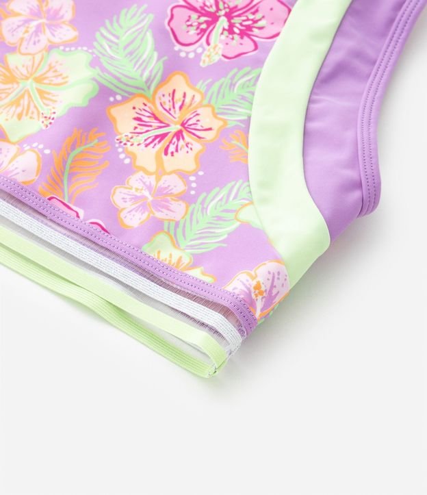 Bikini Infantil con Estampa Floral - Talle 5 a 14 años 5