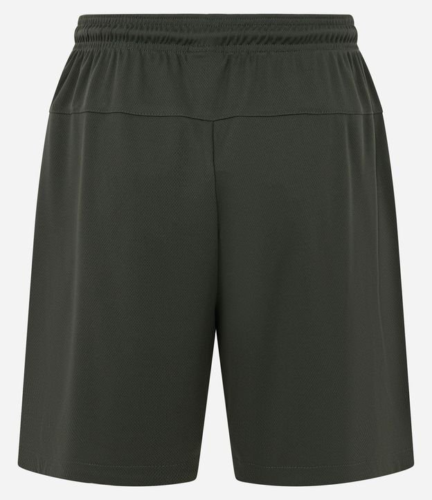 Bermuda Deportiva Texturizada con Cintura Elástica y Bolsillos con Cremallera 8