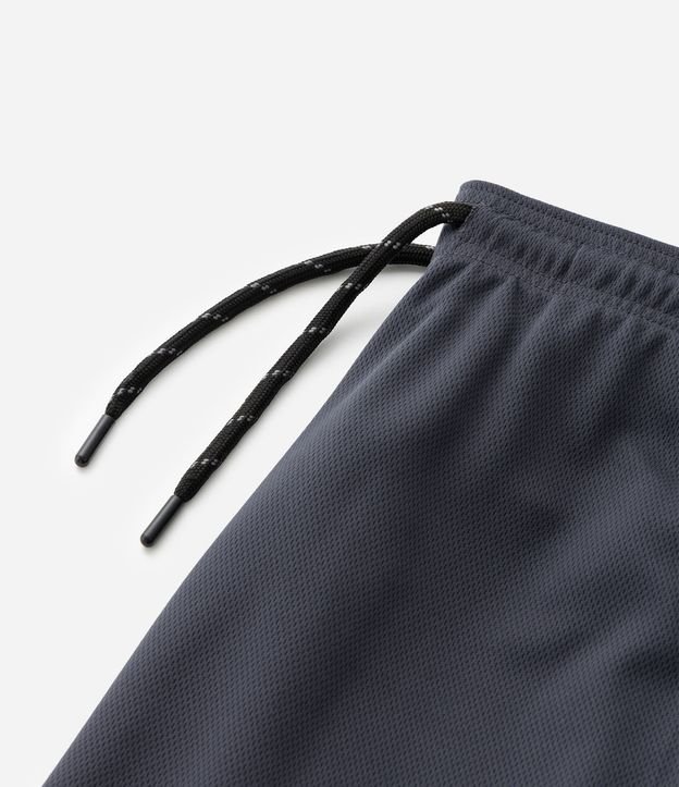 Bermuda Deportiva Texturizada con Cintura Elástica y Bolsillos con Cremallera 7