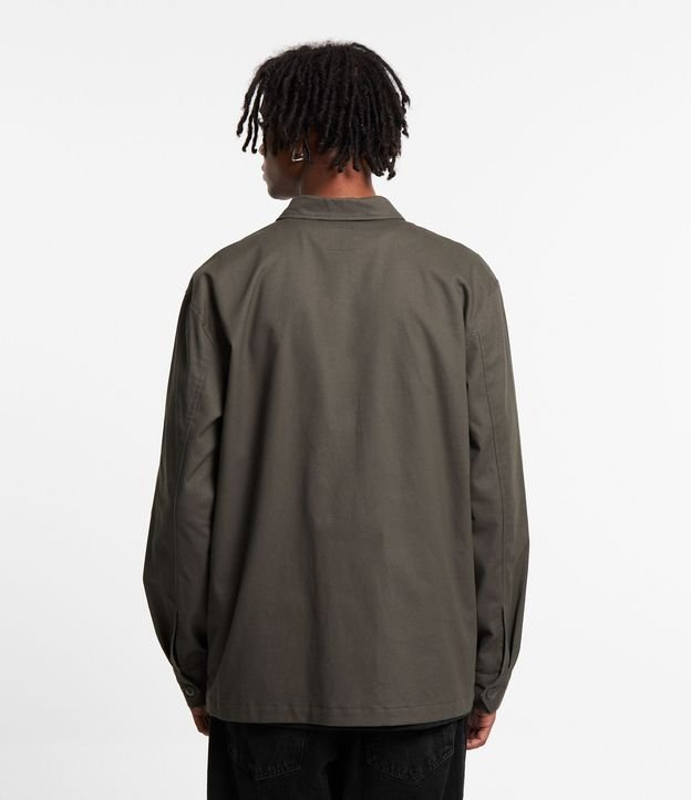 Campera Parka en Sarga con Bolsos Táticos 5