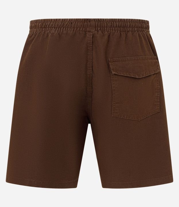 Bermuda Texturizada con Cintura Elástica y Cordón para Ajuste 7