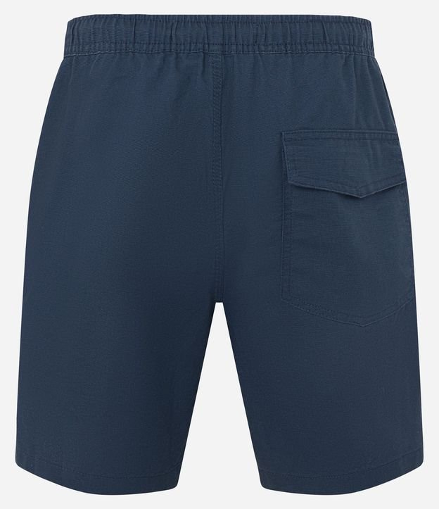Bermuda Texturizada con Cintura Elástica y Cordón para Ajuste 8