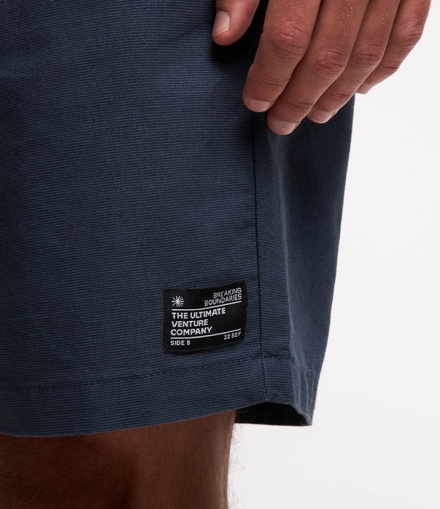 Bermuda Texturizada con Cintura Elástica y Cordón para Ajuste 7