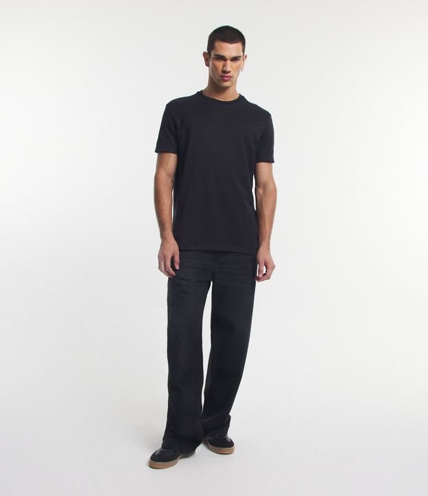 Remera Comfort en Algodón con Ligera Textura 2