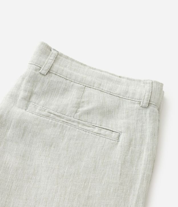 Bermuda Slim Texturizada en Lino con Algodón 8