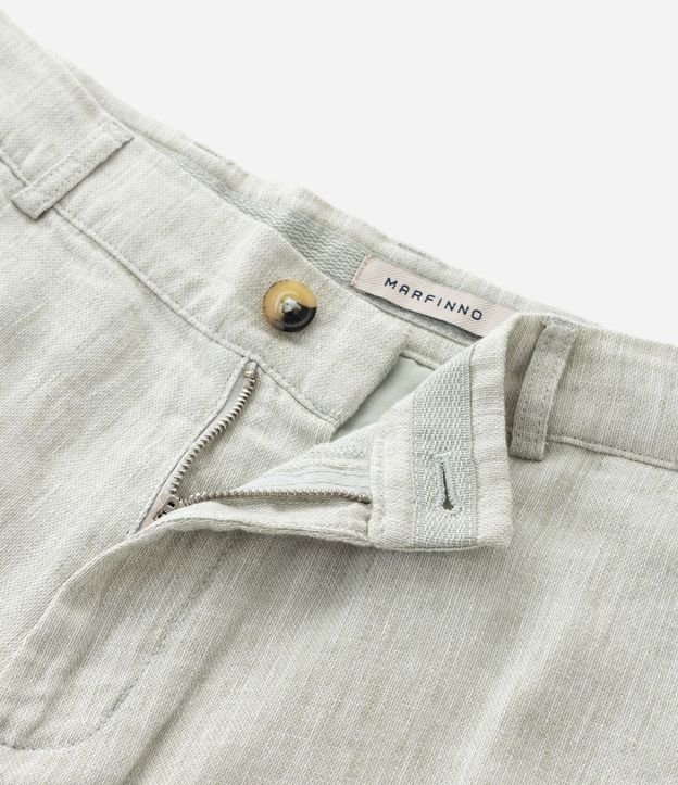 Bermuda Slim Texturizada en Lino con Algodón 9