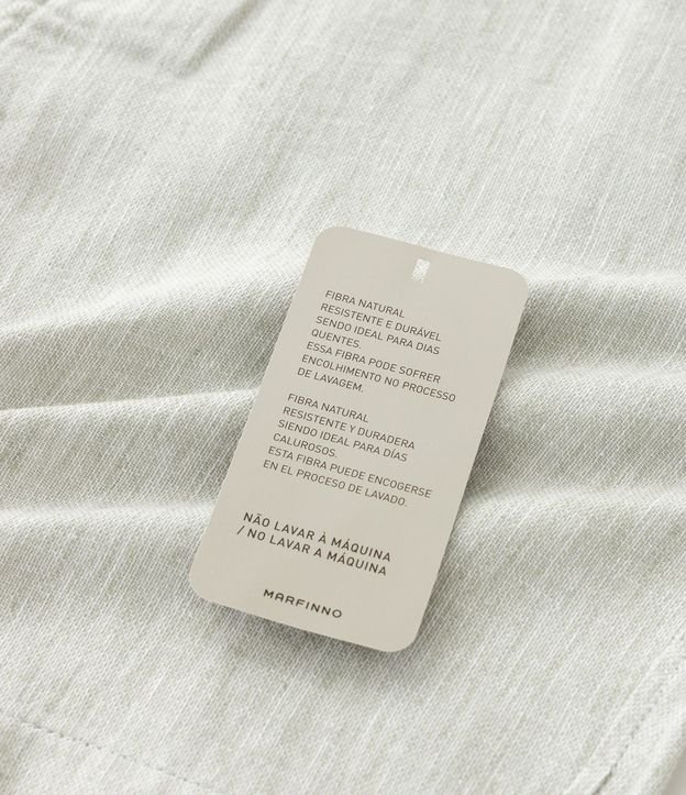 Bermuda Slim Texturizada en Lino con Algodón 10