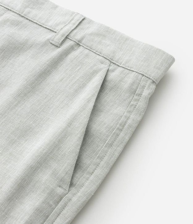 Bermuda Slim Texturizada en Lino con Algodón 11